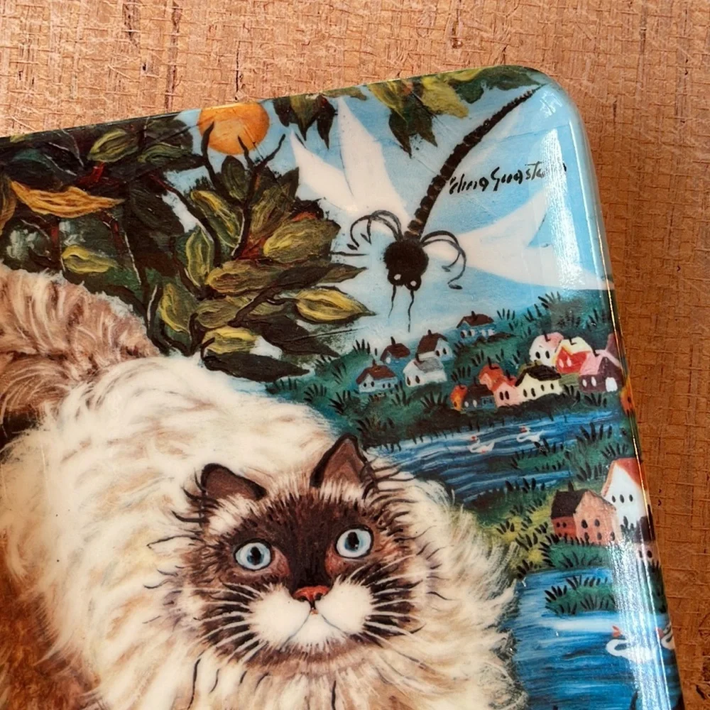 Decorative Crafts Inc Cat Trinket Tray